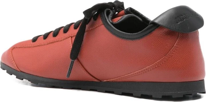 Leather Lace-Up Sneakers - Image 3