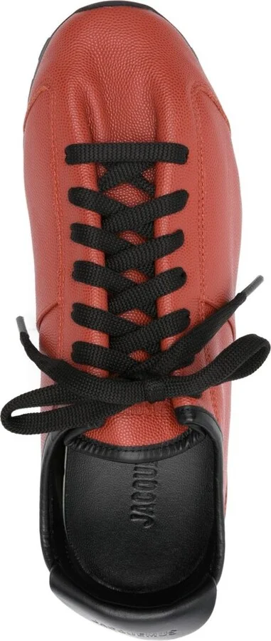 Leather Lace-Up Sneakers - Image 4