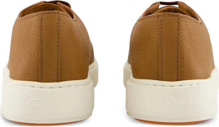 Leather Lace-Up Sneakers - Image 3