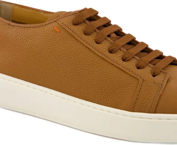 Leather Lace-Up Sneakers - Image 5
