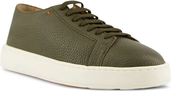 Leather Lace-Up Sneakers - Image 2