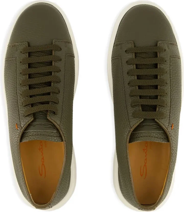 Leather Lace-Up Sneakers - Image 4