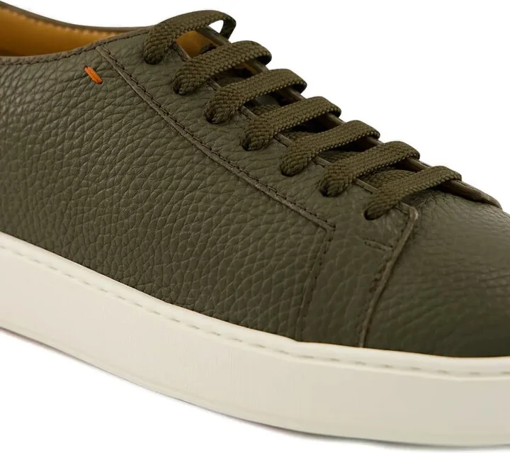 Leather Lace-Up Sneakers - Image 5