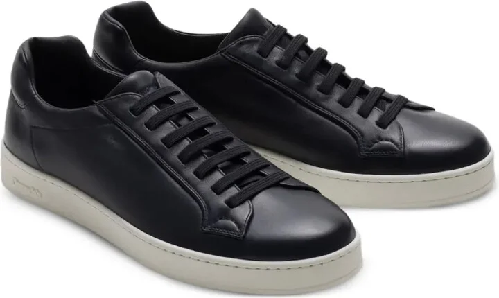 Leather Lace-Up Sneakers - Image 2