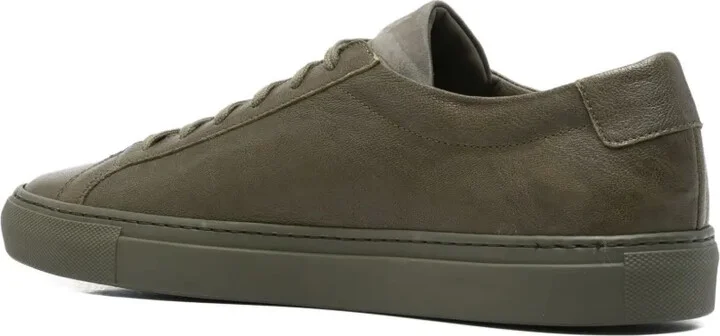 Leather Lace-Up Sneakers - Image 3