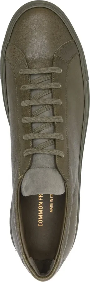 Leather Lace-Up Sneakers - Image 4