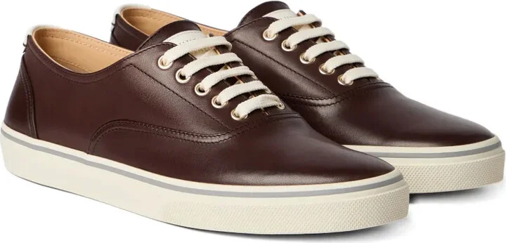 Leather Lace-Up Sneakers - Image 2