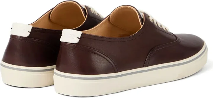Leather Lace-Up Sneakers - Image 4