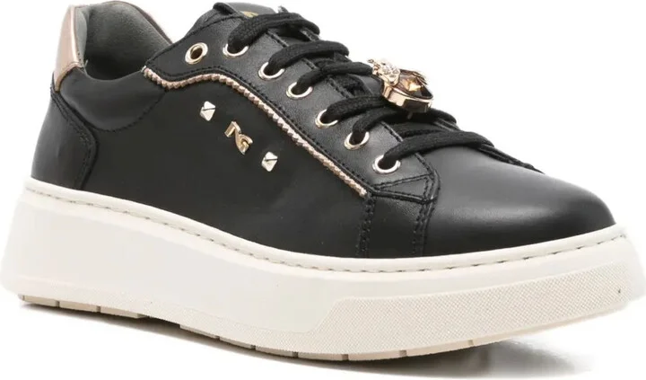 Leather Lace-Up Sneakers - Image 2