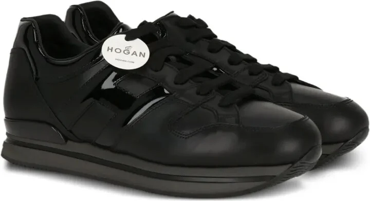 Leather Lace-Up Sneakers - Image 2