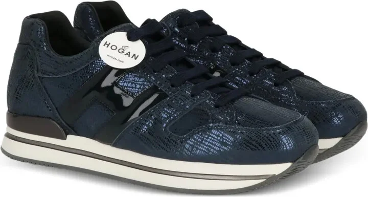 Leather Lace-Up Sneakers - Image 2