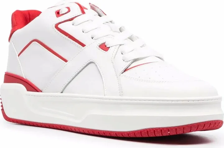 Leather Lace-Up Sneakers - Image 2
