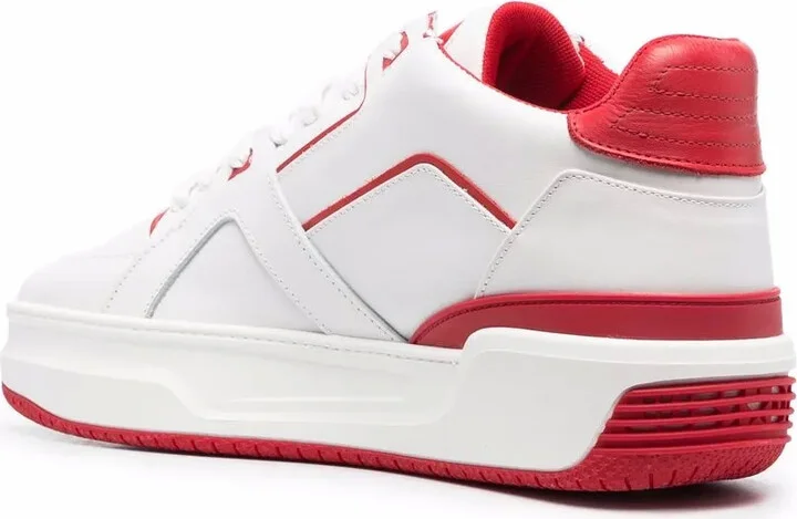 Leather Lace-Up Sneakers - Image 3