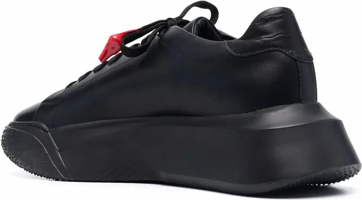 Leather Lace Up Sneakers - Image 3