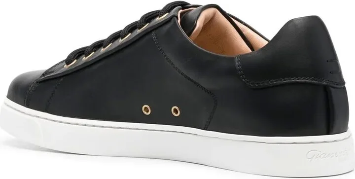Leather Lace-Up Sneakers - Image 3