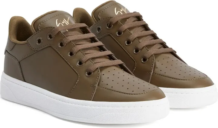 Leather Lace-Up Sneakers - Image 2