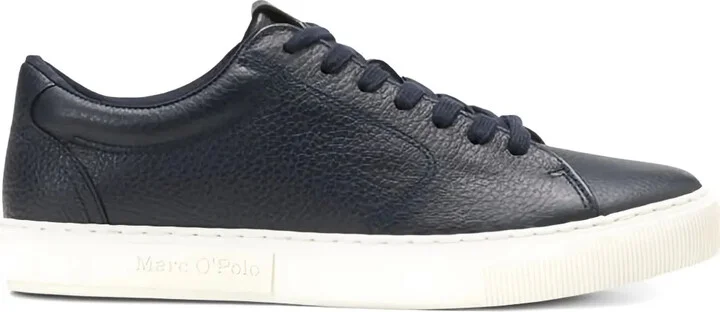 Leather Lace-Up Sneakers