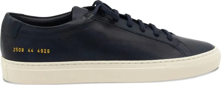 Leather Lace-Up Sneakers