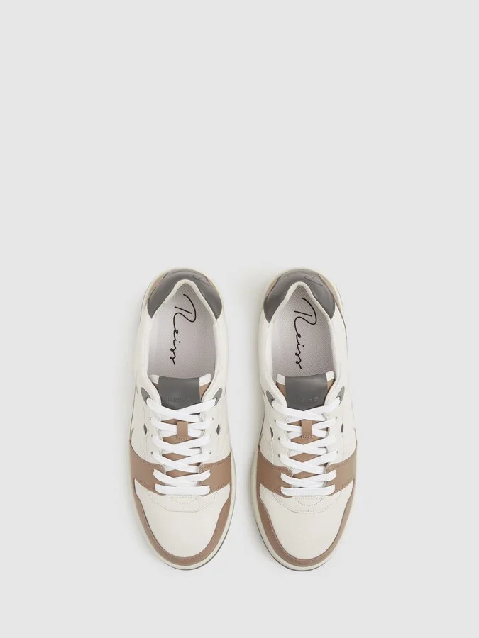 Leather Lace Up Trainers - Image 2