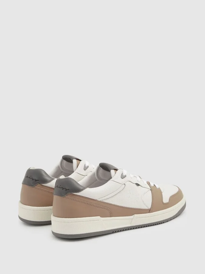 Leather Lace Up Trainers - Image 3