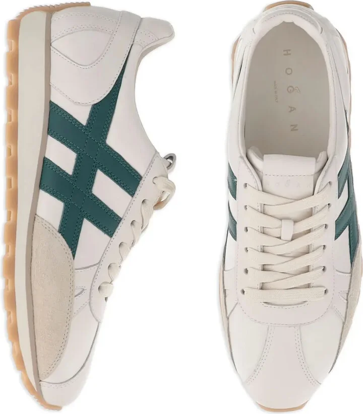 Leather Lace-Up Trainers - Image 4