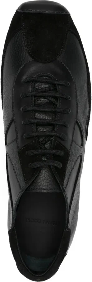 Leather Lace-Up Trainers - Image 4