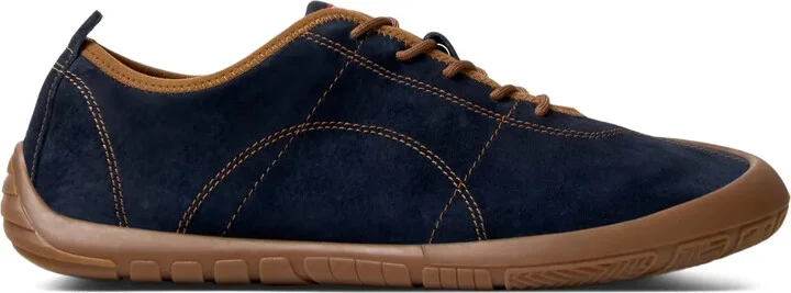 Leather Lace-Up Trainers