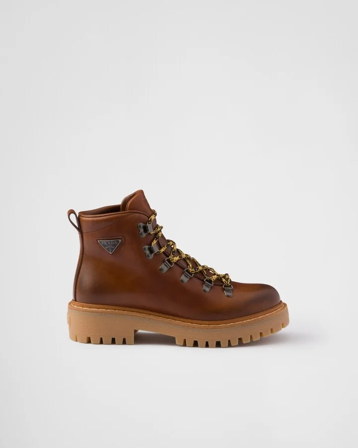 Leather laced booties - Image 2