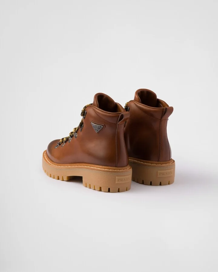 Leather laced booties - Image 5