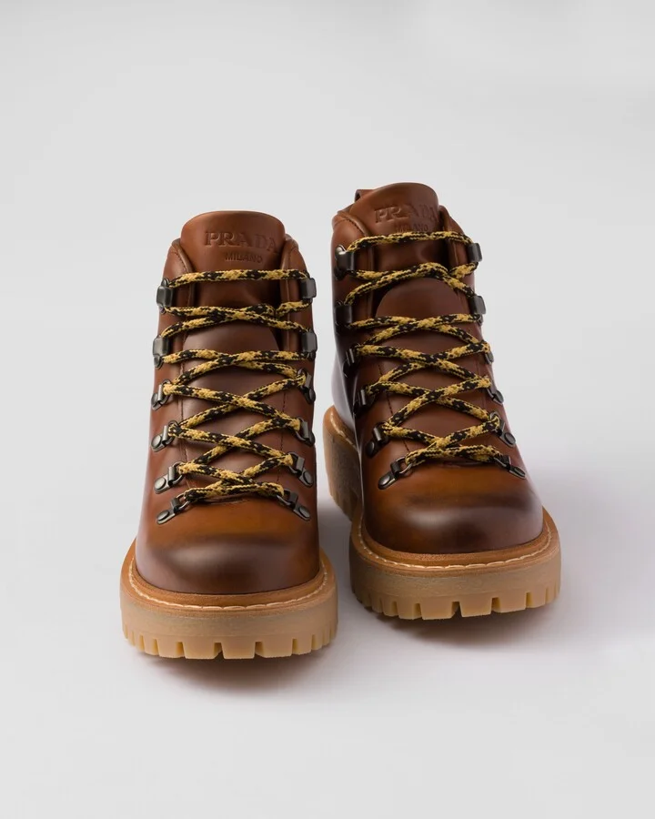 Leather laced booties - Image 6