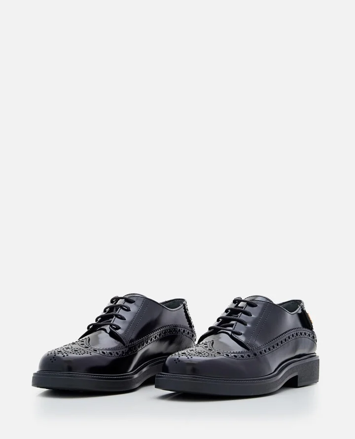 Leather Laced-up Shoes