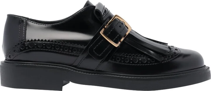 Leather Laced Up Shoes