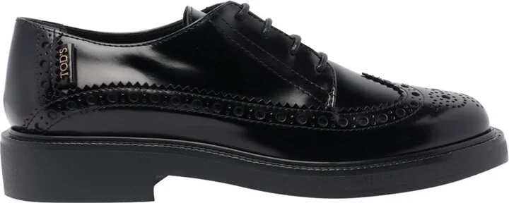 Leather Laced Up Shoes