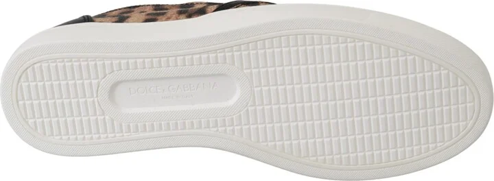 Leather Leopard #dgfamily Loafers Women's Shoes - Image 3