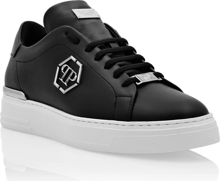 Leather Lo-Top Sneaker Hexagon