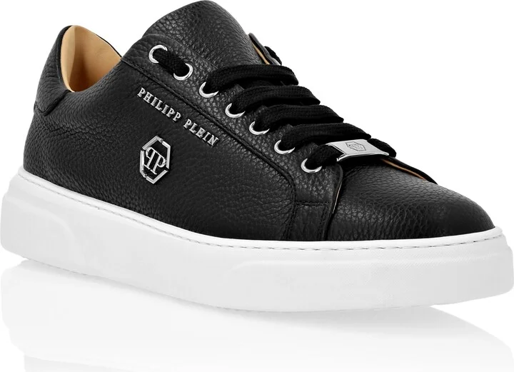 Leather Lo-Top Sneakers Hexagon