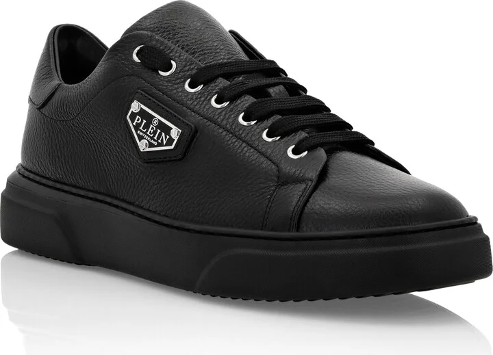 Leather Lo-Top Sneakers Iconic Plein