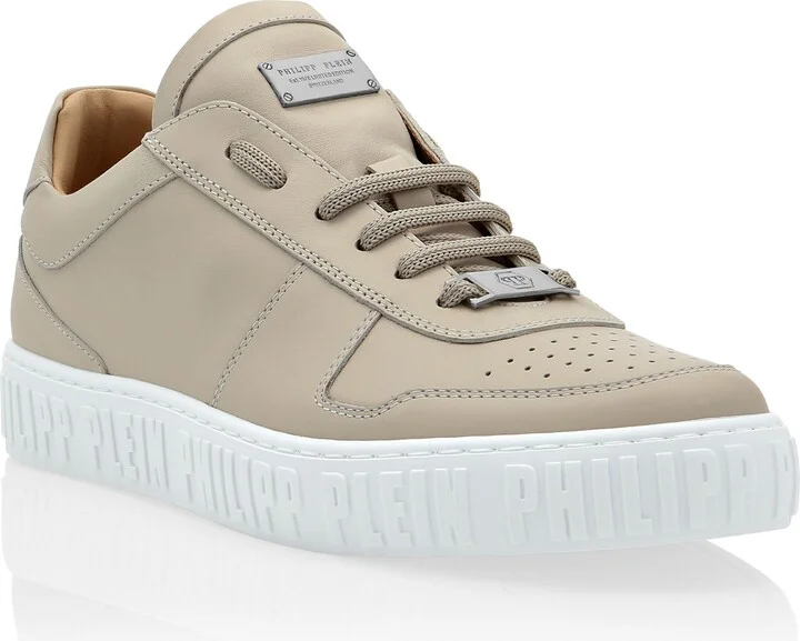 Leather Lo-Top Sneakers King Power