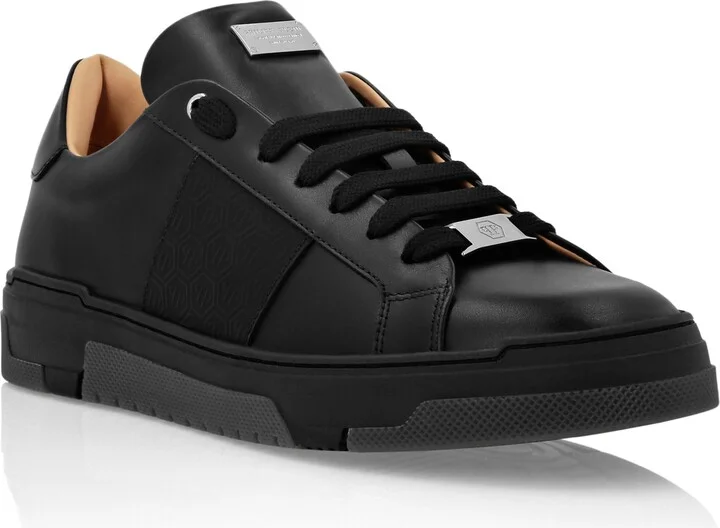 Leather Lo-Top Sneakers Monogram