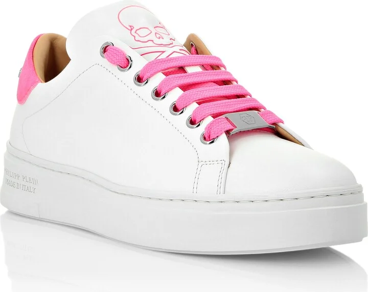 Leather Lo-Top Sneakers Networth