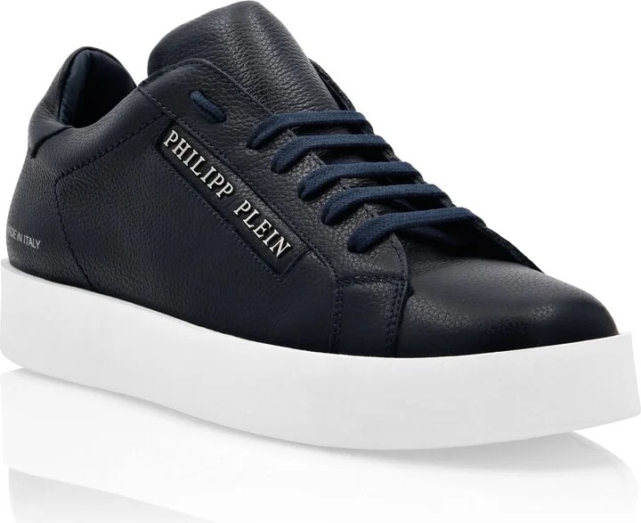 Leather Lo-Top Sneakers Philipp Plein TM