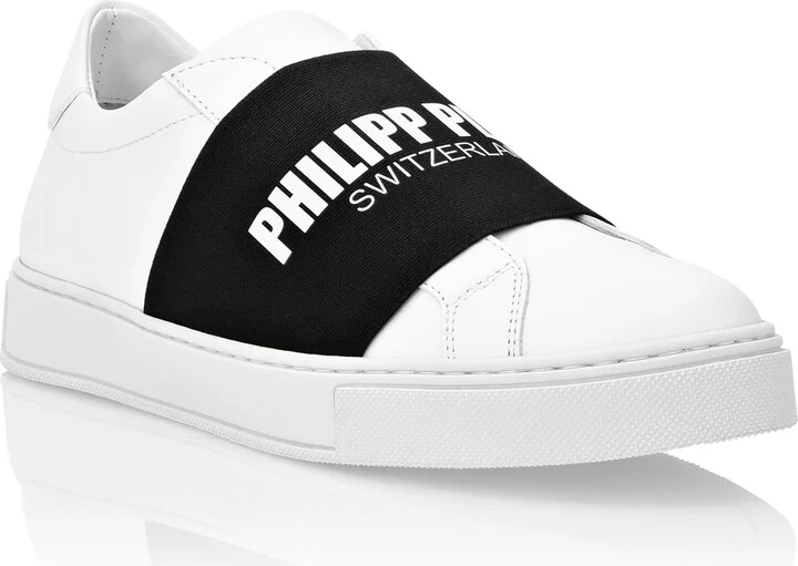 Leather Lo-Top Sneakers Philipp Plein TM