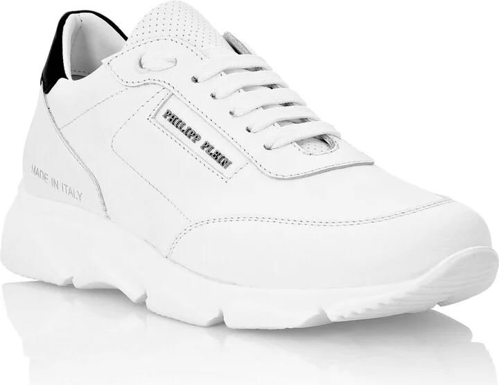 Leather Lo-Top Sneakers Philipp Plein TM
