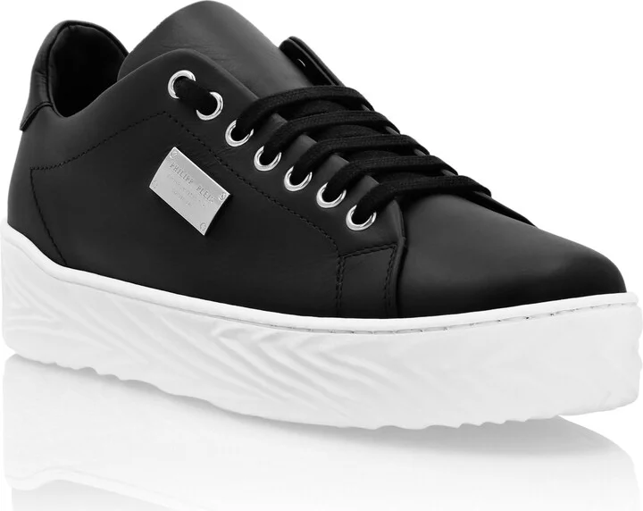 Leather Lo-Top Sneakers Philipp Plein TM