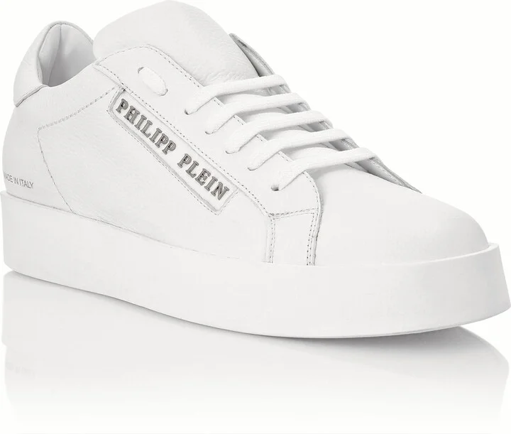 Leather Lo-Top Sneakers Philipp Plein TM