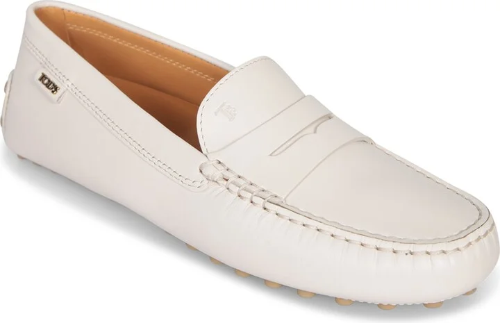Leather Loafer In White - Image 2