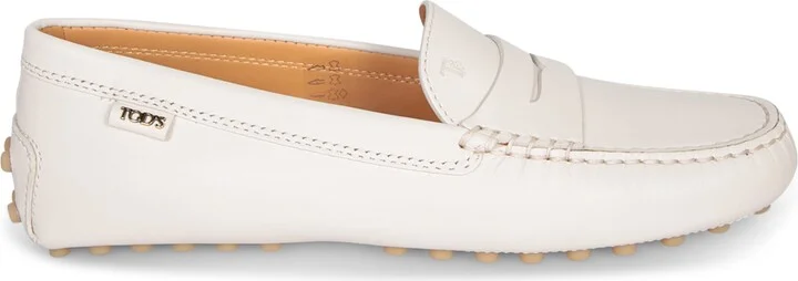 Leather Loafer In White