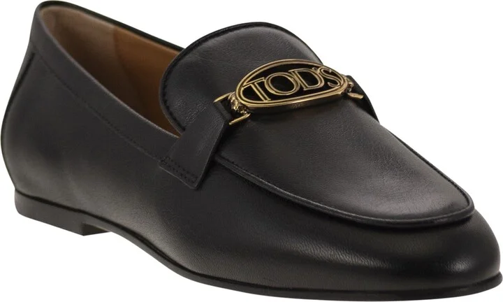 Leather Loafer With Accessory - Image 2