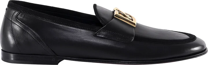 Leather Loafer With Logo Detail