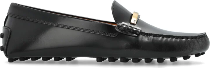 Leather Loafers, , - Black